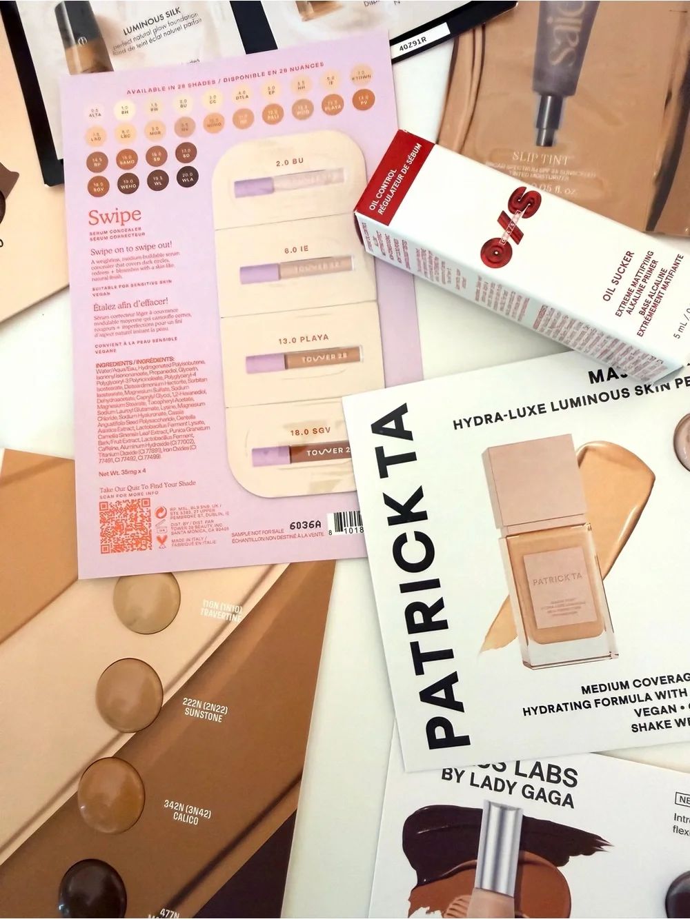 11 pc High End Foundation Samples